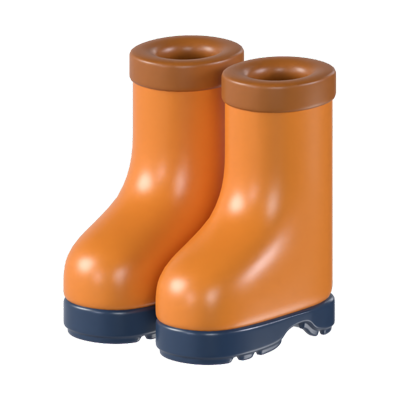 botas de granja modelo 3d 3D Graphic