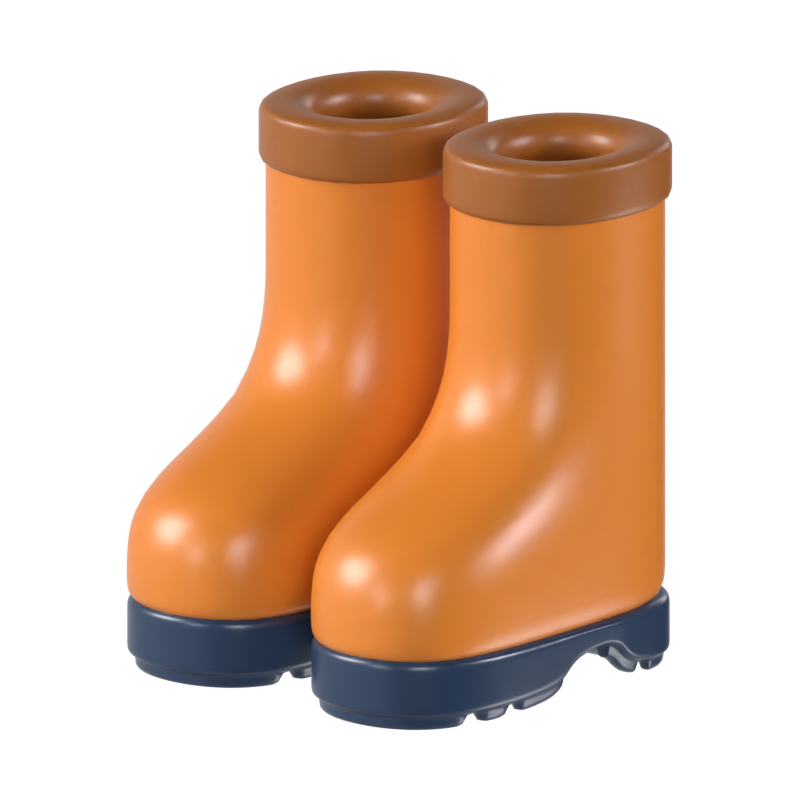 Farm Boots 3D Model 3D Graphic