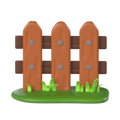 Fence 3D Model 3D Graphic