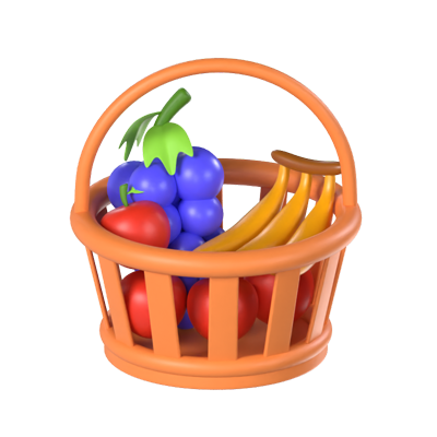 Frutas Modelo 3D 3D Graphic