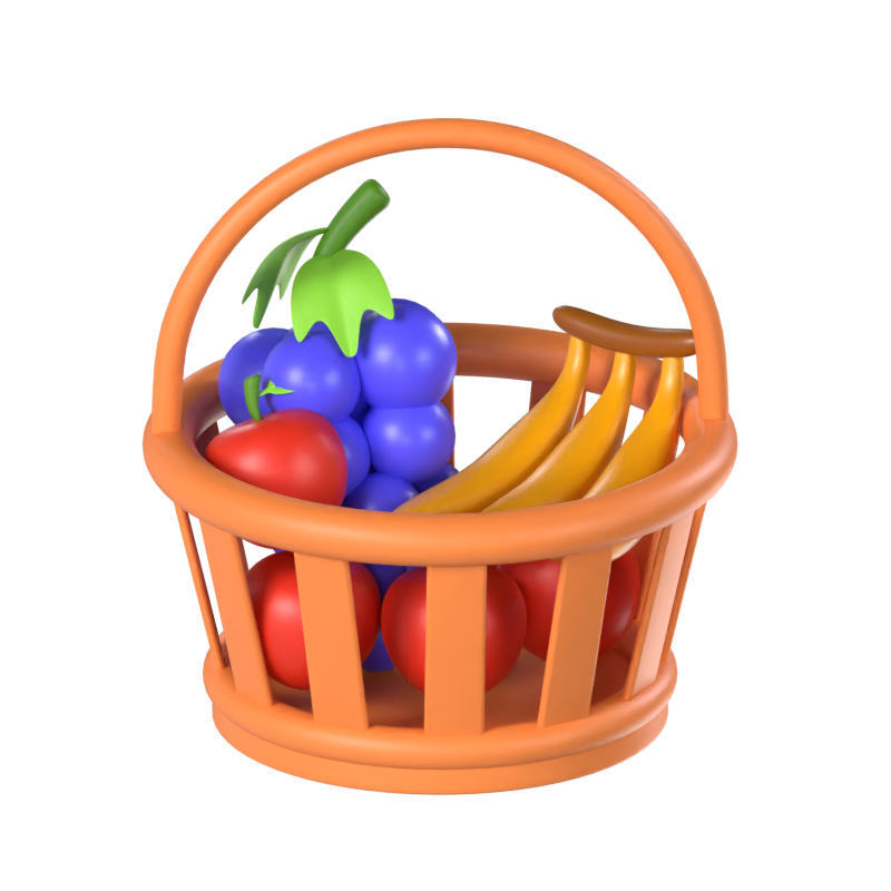 Frutas Modelo 3D 3D Graphic