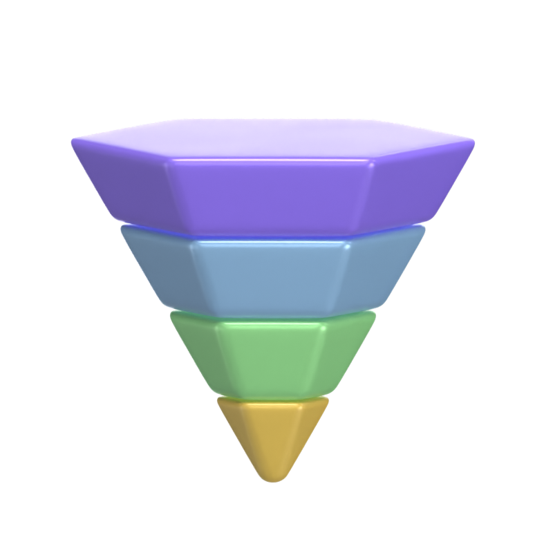 Hexagon Funnel 3D Model 3D Graphic