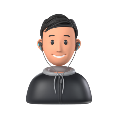 Hoodie Man 3D Model 3D Graphic