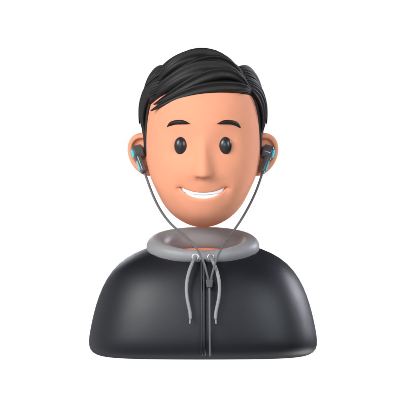 Hoodie Man 3D Model