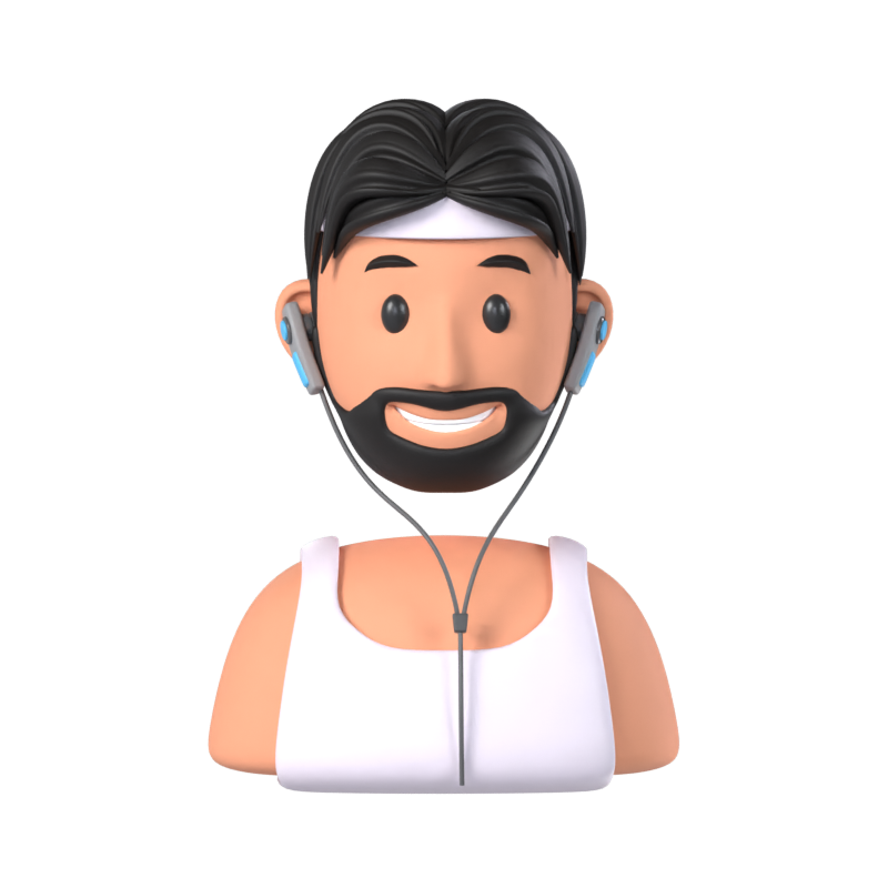 Undershirt Man 3D Model