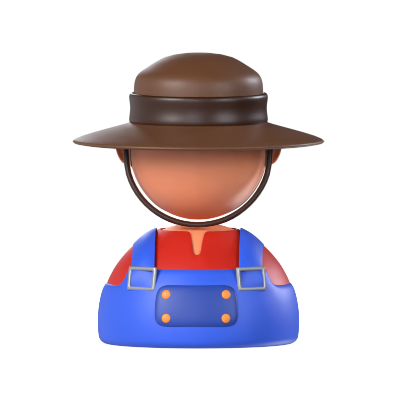 Farmer 3D Model 3D Graphic