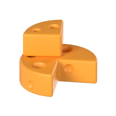 käse 3d-modell 3D Graphic