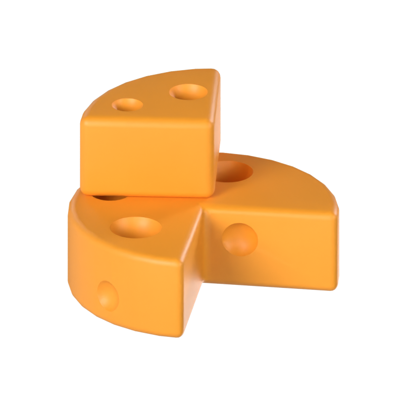 Käse 3D-Modell 3D Graphic