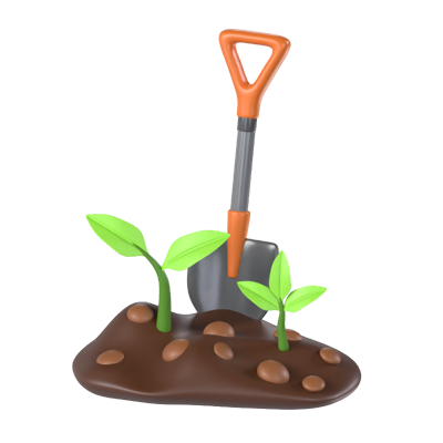 Planting 3D Model 3D Graphic