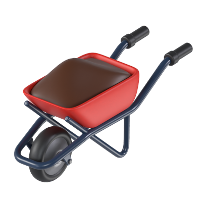 Wheelbarrow 3D Model 3D Graphic