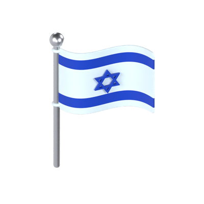 Israel Flagge 3D Modell 3D Graphic