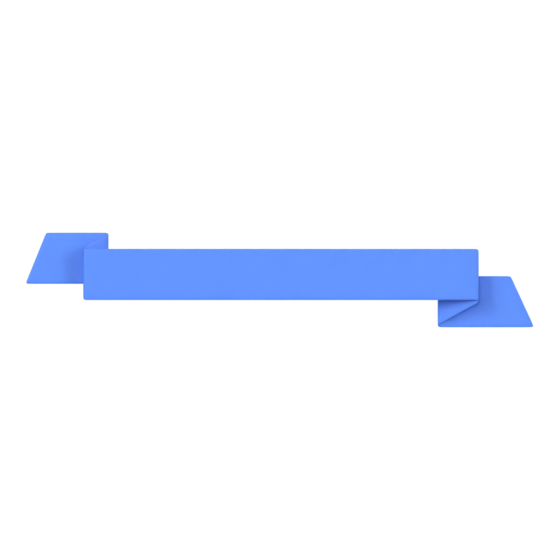 Einfaches Farbband 3D Modell