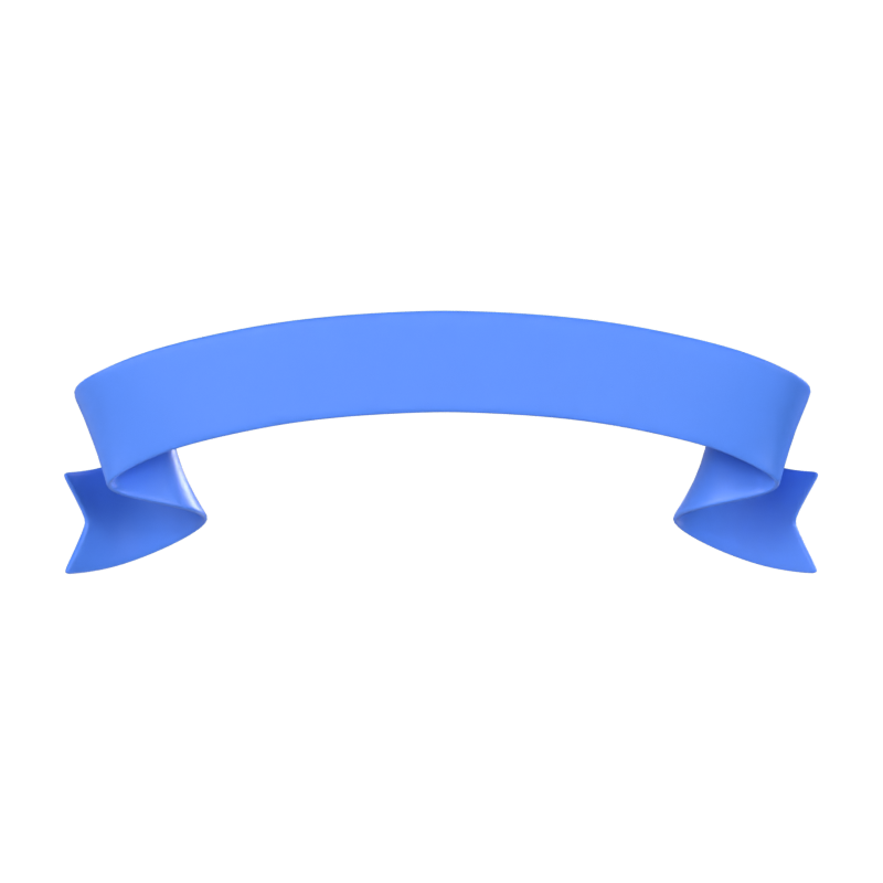 Curved Ribbon 3D Model 3D Graphic