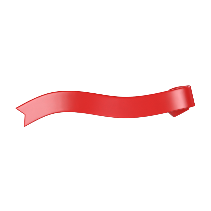 Curved Ribbon 3D Model 3D Graphic