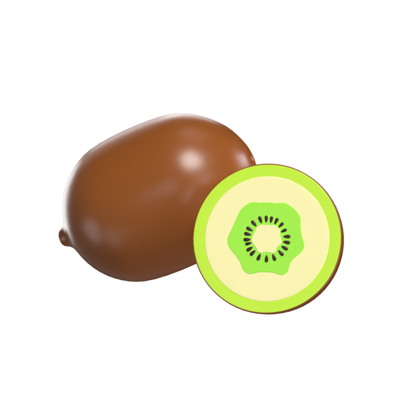 Modelo 3D do Kiwi 3D Graphic