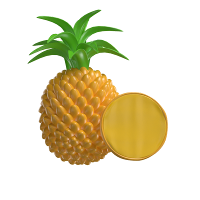 piña modelo 3d 3D Graphic