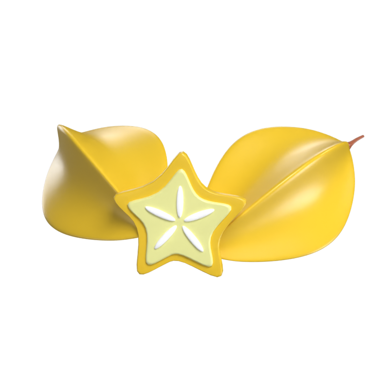 Star Fruit Modelo 3D 3D Graphic