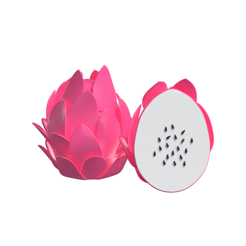 Dragon Fruit 3D Model 3D Graphic