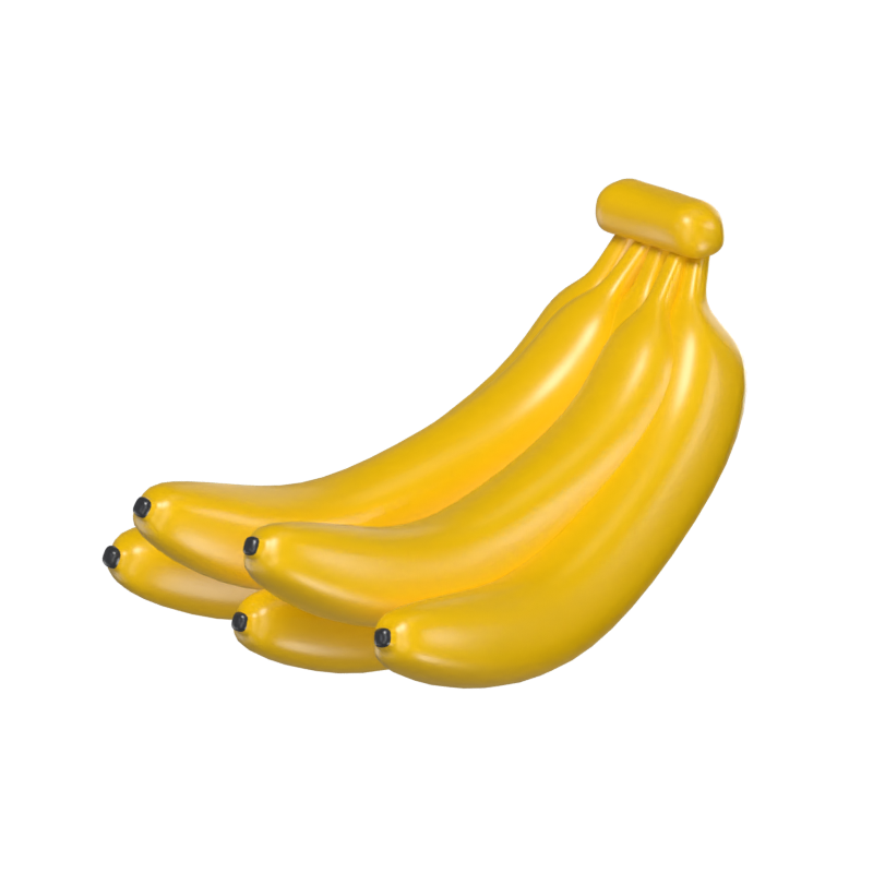 Banane 3D Modell 3D Graphic