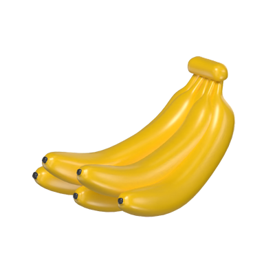 modelo 3d de banana 3D Graphic