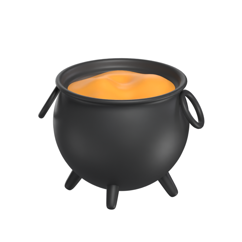 Cauldron Pot 3D Model