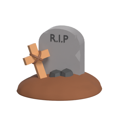 Graveyard 3D Model 3D Graphic