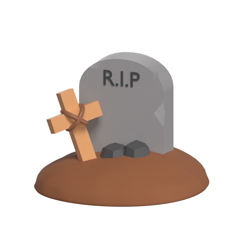 Friedhof 3D Modell