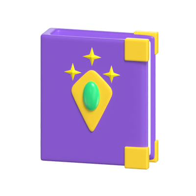 Spell Book 3D Model 3D Graphic