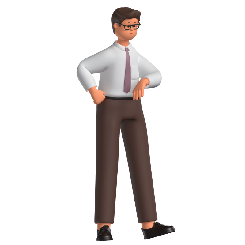 Ryan HR Fintech 3D Character 3D Graphic