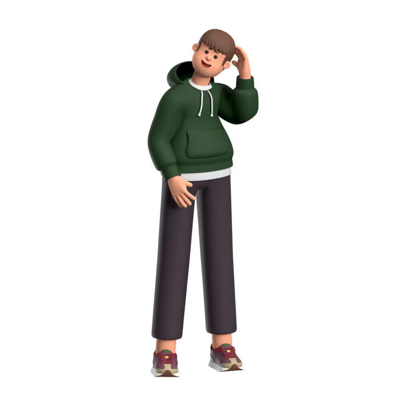 Tom Edu App Confuse 3D Character 3D Graphic