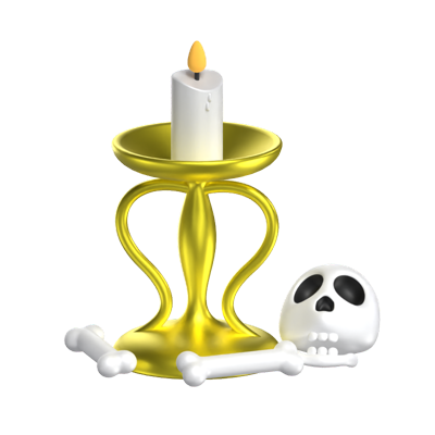 Candle 3D Model 3D Graphic