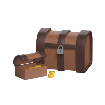 Treasure Box 3D Model 3D Graphic