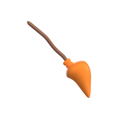 Witch Broom 3D Model 3D Graphic