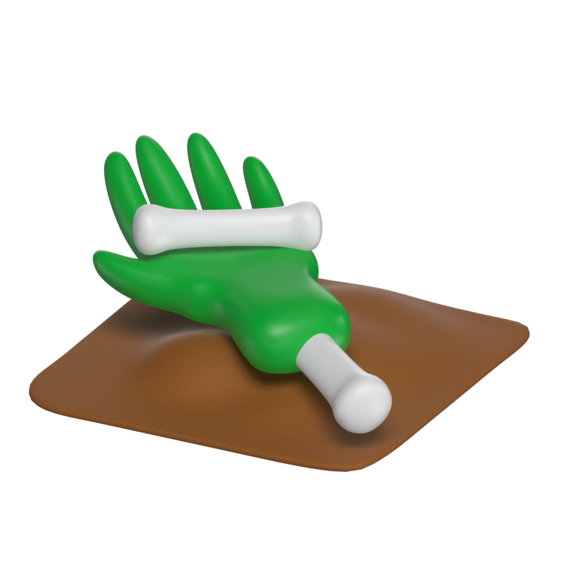 Zombie Hand 3D Model 3D Graphic