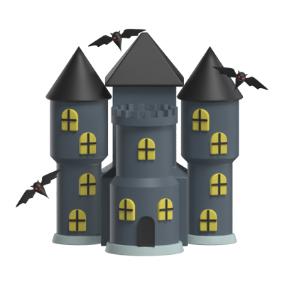 Creepy House 3D Model 3D Graphic