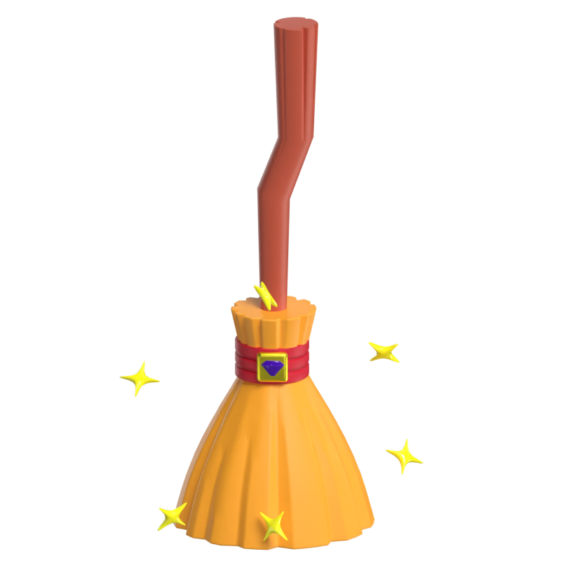 Flying Broom 3D Model 3D Graphic