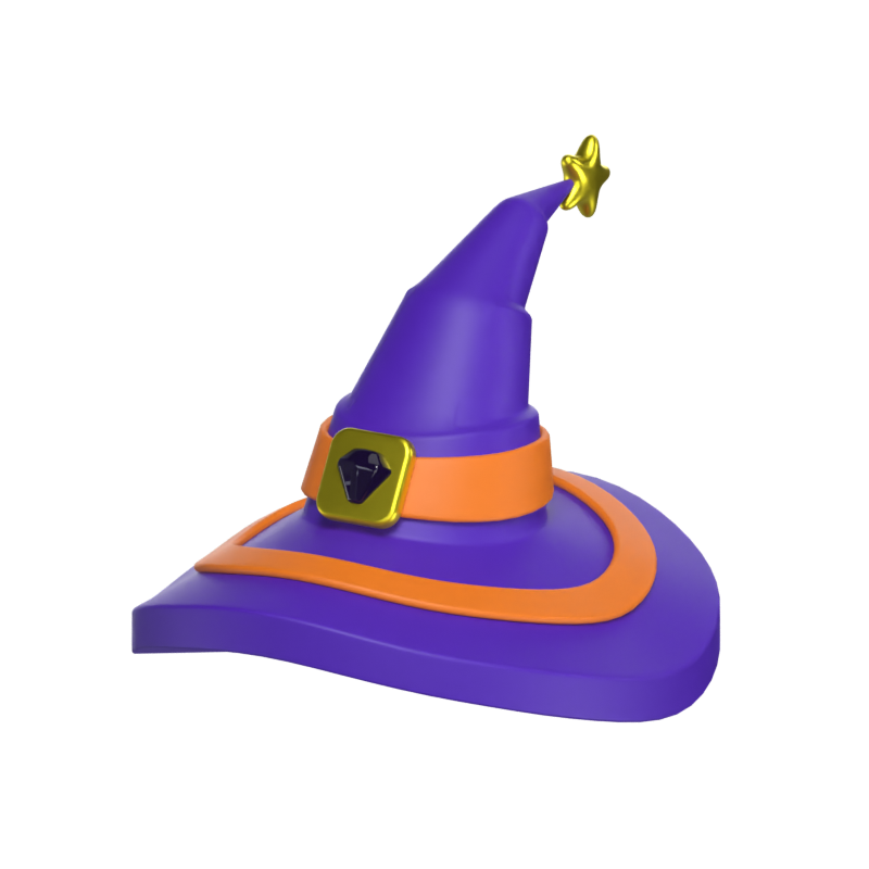 Witch Hat 3D Model 3D Graphic