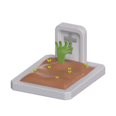 Graveyard 3D Model 3D Graphic