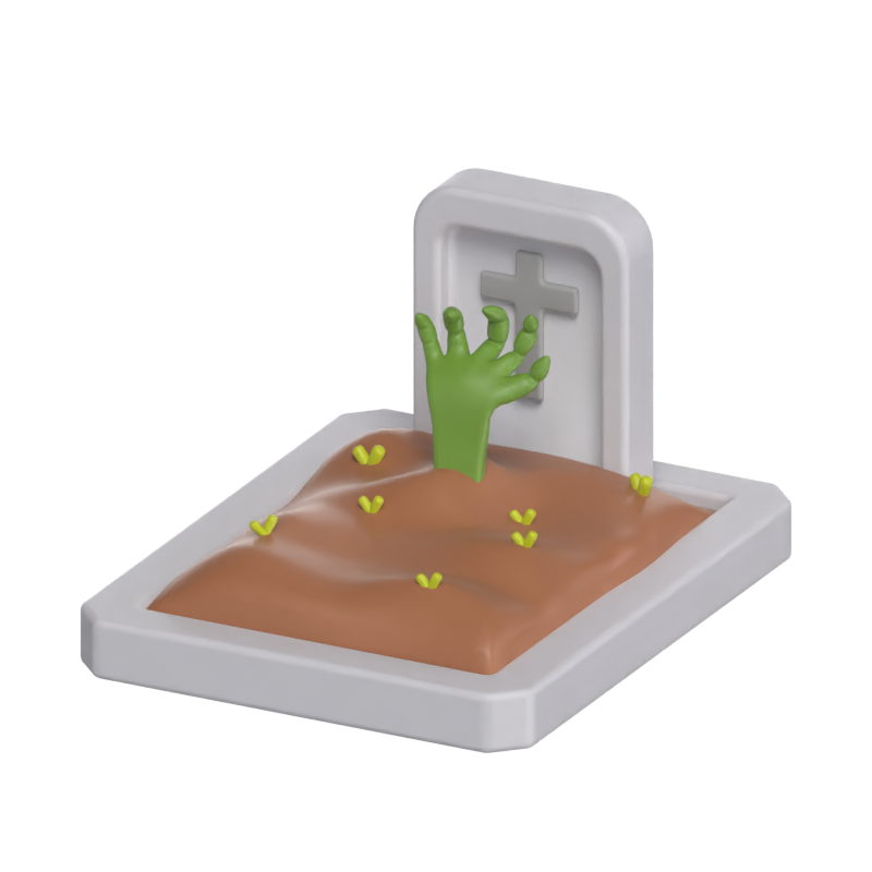 Friedhof 3D Modell