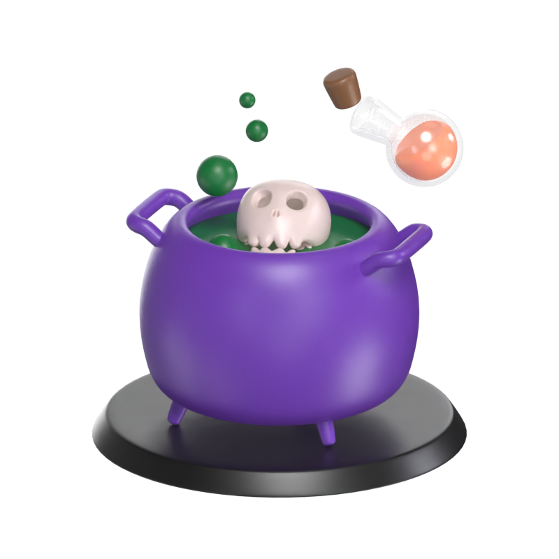 Couldron Pot 3D Model