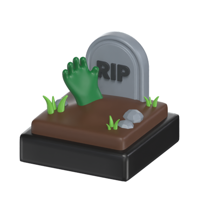 Graveyard 3D Model 3D Graphic