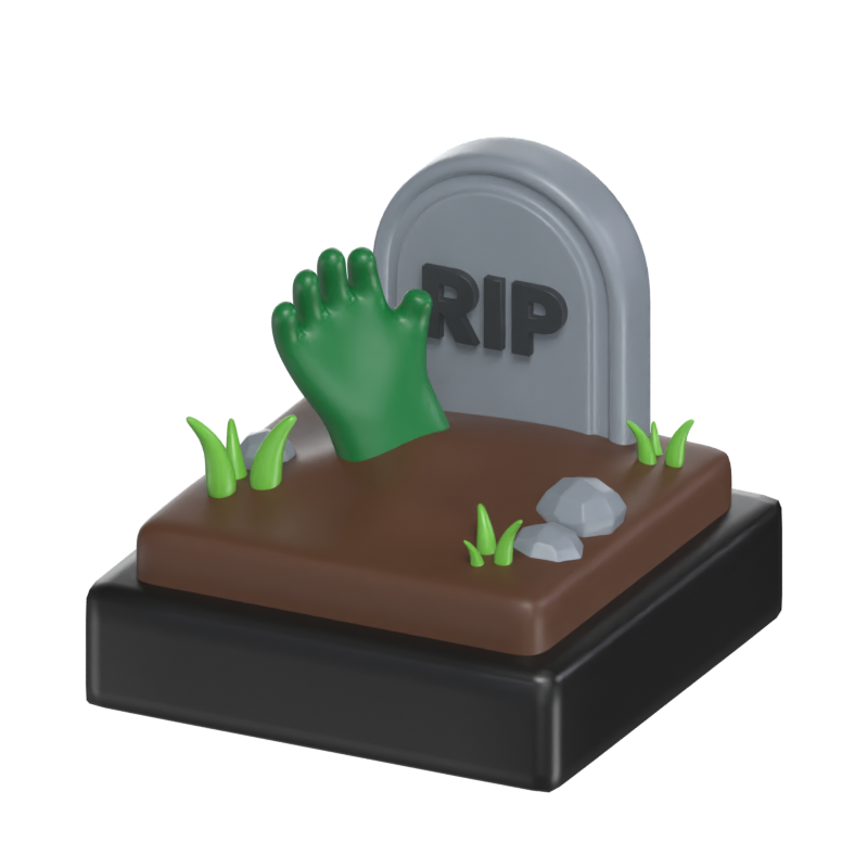 Friedhof 3D Modell