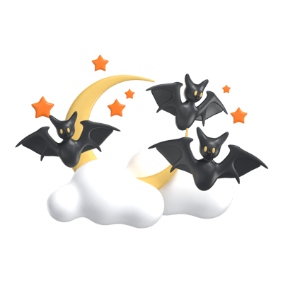 Night Bats 3D Model 3D Graphic