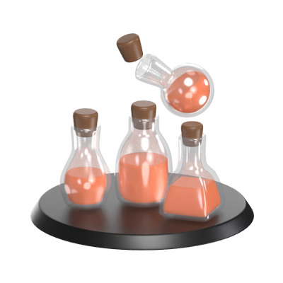 Potions 3D Model 3D Graphic