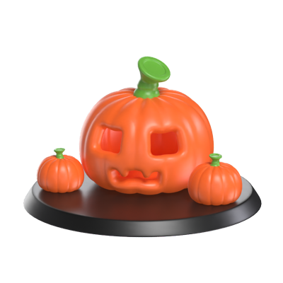 Pumpkins 3D Model 3D Graphic