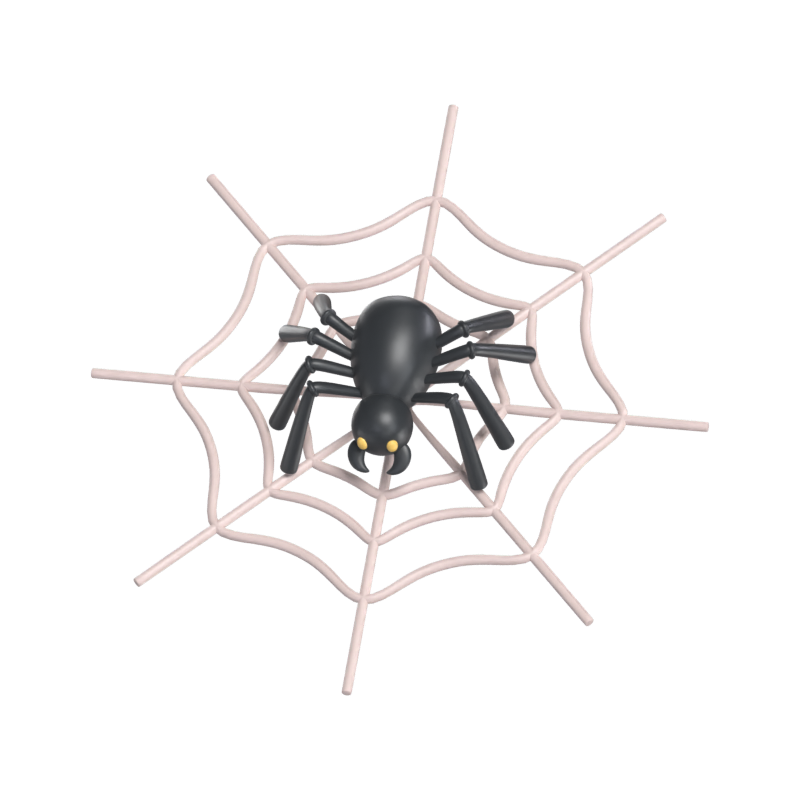 Spider Web 3D Model