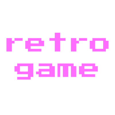 retro game 3d text 3D Graphic