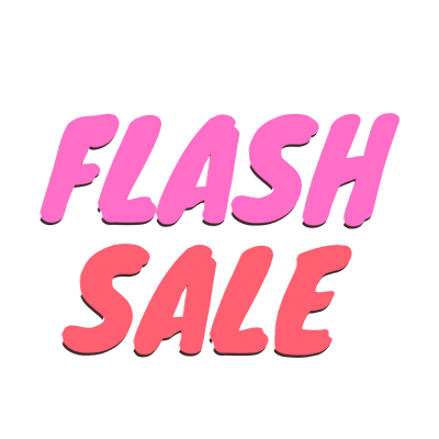 Flash Sale 3D Text 3D Graphic