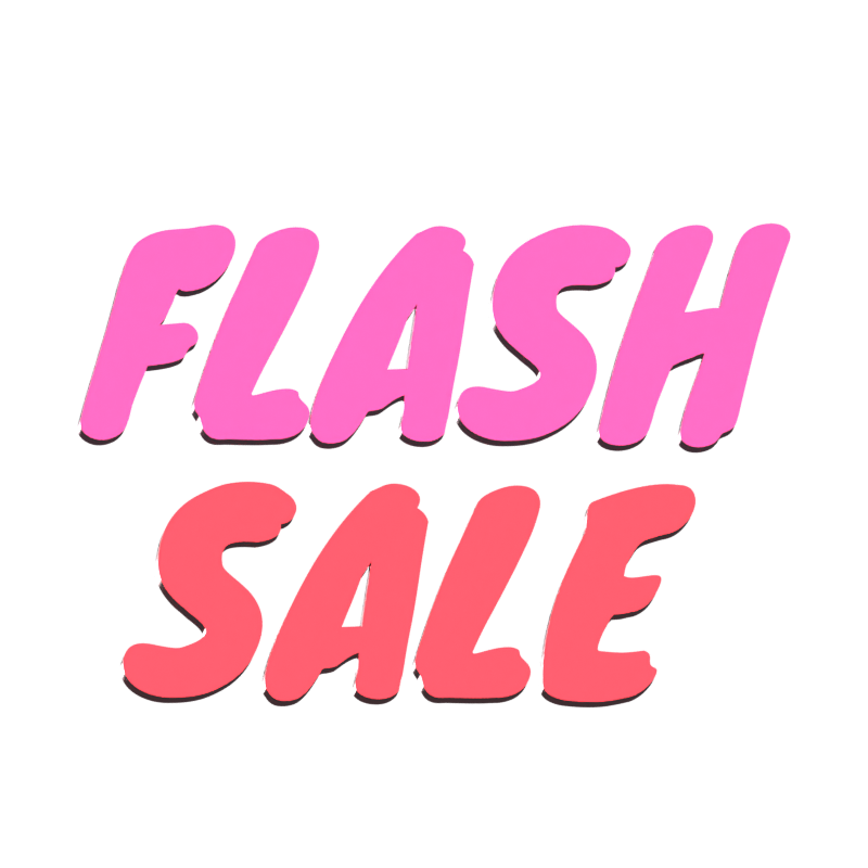 Flash Sale 3D Text