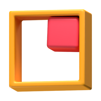 Rotating Cube Loading Animated 3D Icon 3D Graphic